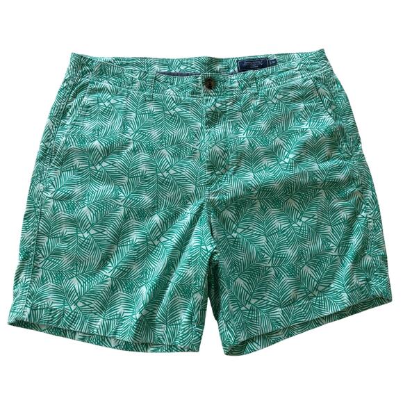 Vinyard Vines Men's Island Short in Palms Crystal Size 36 - Picture 1 of 8